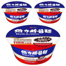 維力 炸醬麵重量碗 110g, 3入