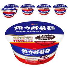 維力 炸醬麵重量碗 110g, 6入