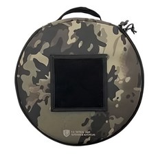 Forest Outdoor 群森戶外 戰術圓形動力線收納包, 黑迷彩, 1個