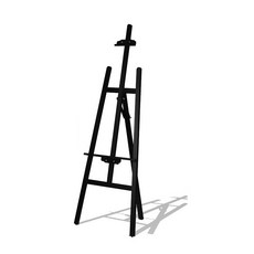 Sevenjeop木質畫架繪畫架 黑色