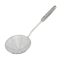 義式 #304鋼網 41 x 12cm 不鏽鋼撈勺 濾油網 濾水網 廚房用品, 1支