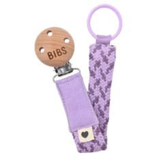 BIBS 有機棉奶嘴鏈, 藕紫色, 1個