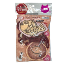 COMET 可美多 木天蓼玩具 來刷牙 迷你銅鑼燒 + 鯛魚燒,1組