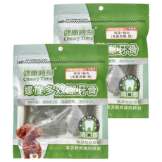 Chewy Time 健康時刻 螺旋多效潔牙骨 小包裝 毛髮亮麗-短, 海藻 + 雞肉, 135g, 2包