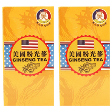 昊之蔘 美國粉光蔘茶 沖泡簡易快速, 3g, 15入, 2盒