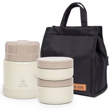 SWISS MILITARY 保溫便當組, 1套, 奶油象牙白