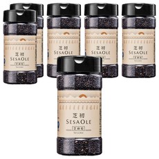SESAOLE 芝初 淺焙黑芝麻粒, 105g, 6罐