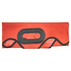 isona 愛收納 旅行摺疊泡腳桶 含排水孔 橘色 - 直徑28x高度48cm, 容量: 21L, 耐受溫度: 70°C, 1個