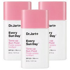 닥터자르트 에브리 선 데이 톤업 선 플루이드 SPF50+ PA++++, 30ml, 3개