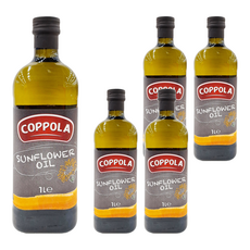 COPPOLA 柯波拉 葵花籽油 義大利產, 1L, 5瓶