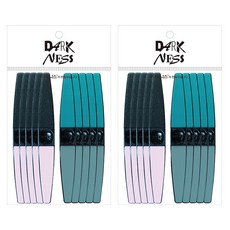 Darkness 指甲拋光器, 單一顏色, 20個