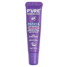 P'URE PAPAYACARE 淨天然 護唇膏 夏日防曬版 保濕滋潤 10g 防曬修護乾燥, Papaya 木瓜, 1個