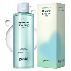 goodal 魚腥草玻尿酸舒緩化妝水, 350ml, 1個