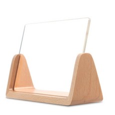 pickhome 木質框架壓克力相框 大, 透明, 1個