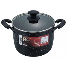 和平FREIZ 大理石阿爾法電磁燉鍋 22cm，電磁爐適用，輕巧易清洗，透明玻璃鍋蓋, RB-2124, 1個