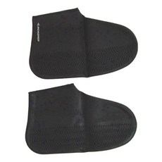 SNEAKERMOB Sneaker Cover 防水矽膠雨鞋套 可重複使用 防滑 防塵, 黑色