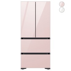 [색상선택형] 삼성전자 BESPOKE 키친핏 420L 스탠드형 김치플러스 4도어 방문설치, RQ42C94G2AP