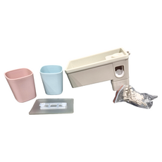 FANCY LIFE 浴室牙刷置物架 兩口之家, 1組