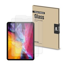 디씨네트워크 아이패드 풀커버 강화유리 필름 2p, 투명