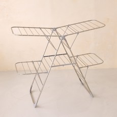 HOME ANSWER 4層特大曬衣架, 灰色