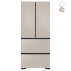 [색상선택형] 삼성전자 BESPOKE 키친핏 420L 스탠드형 김치플러스 4도어 방문설치, RQ42C94G2AP