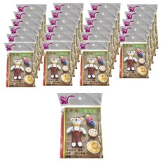 台灣敏愛 羊毛氈補充包 Set, 100% 羊毛, 澳洲羊毛產地, 蜜桃色, 24包