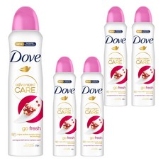 도브 데오드란트 스프레이 석류&레몬버베나향, 5개, 150ml