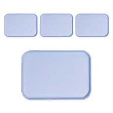 COZY TABLE 零廢棄粉彩託盤, 藍色, 4個