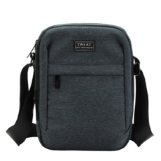 Hong Hong Market男款Cross Over防水肩背包, 藍灰色