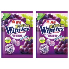 義美 果汁脆皮軟糖 葡萄, 108g, 2包