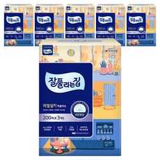 잘풀리는집 천연펄프 미용티슈 2겹, 200매입, 18개