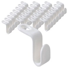 Hi Uncle 衣架延長掛鉤, 80個, 白色