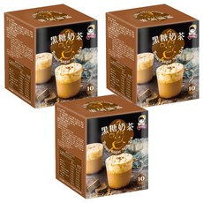 SIGNWIN 三得冠 黑糖奶茶粉 Set, 台灣嚴選黑糖, 簡單方便沖泡, 20g, 10入, 3盒