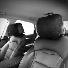 KMMOTORS 便利絎縫車用頸枕, 黑色