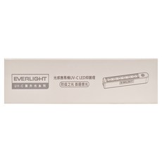 EVERLIGHT 億光光感應馬桶UV-C LED抑菌燈, 紫外線殺菌, USB充電, 152.4*25.4*21MM, 黑色, 1盒