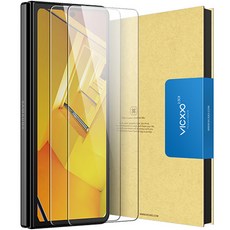 빅쏘 9H 고투명 갤럭시 외부 전면 강화유리 휴대폰 액정보호필름 2매, 1세트