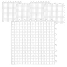 코멧 홈 퍼즐타입 미끄럼 방지매트, 화이트, 5개입