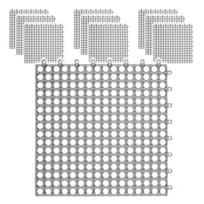 코멧 홈 퍼즐타입 미끄럼 방지매트, 그레이, 10개입