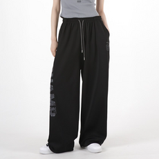 UMM 女款寬版側線鬆緊運動褲