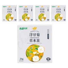 義美生機 洋甘菊草本茶 2g x 10包 x 5盒 無咖啡因 舒緩放鬆