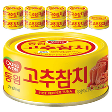 동원참치 고추 참치, 250g, 10개