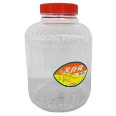 美佳筒 PET塑膠罐 耐熱100℃, 透明, 16L, 1個