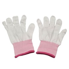 嘉鴻牌 合手型棉紗手套 手套芯(白色) S碼 10雙/包, 1包