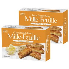 盛香珍 法式奶油千層酥 9入, 100g, 2盒