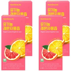 Nutrione 檸檬&葡萄柚汁隨身包 14條入, 4個, 280g