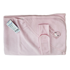 KU.KU Duckbill 酷咕鴨 酷酷抱巾 質感輕柔舒適 新生兒最佳呵護, 粉色