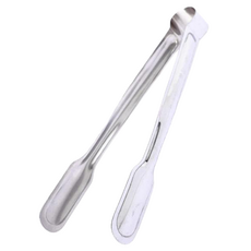 百貨King 8寸饅頭夾/料理夾，430不鏽鋼，23x2.5cm，台灣製, 1組, 銀色