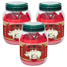 大田海洋 大豬公風味魚片 懷舊零食, 800g, 3罐