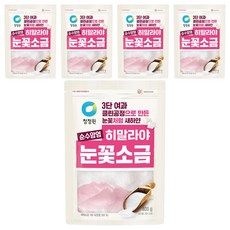 清淨園 喜馬拉雅雪花鹽, 5包, 400g