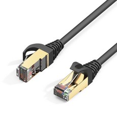 누아트 CAT7 랜선 일반형 초고속 랜케이블, 블랙, 1개, 5m